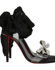 Christian Louboutin Astrinodo Embellished Ankle-Tie Sandals